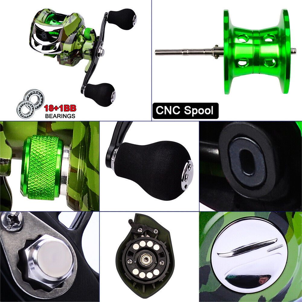 High-Speed 18+1 BB Baitcasting Fishing Reel
