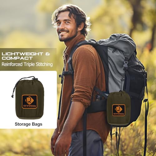 Portable Camping Hammock with Mosquito Net and Tree Straps