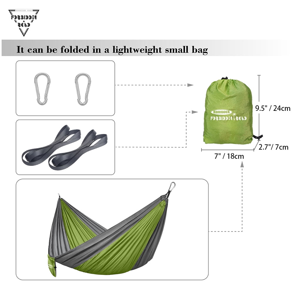 Forbidden Road Lightweight Portable Hammock for Camping