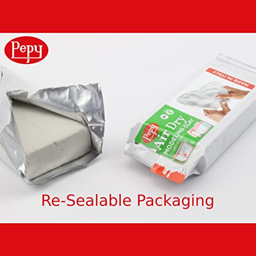 Pepy Premium European Air Dry White Clay 2.2lb