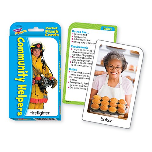Community Helpers & Careers Pocket Flash Cards