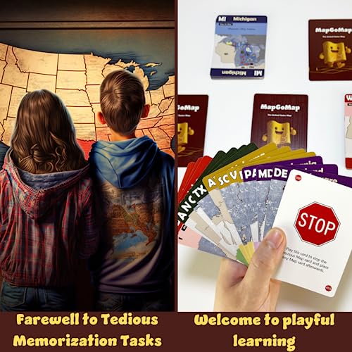 MapGoMap USA Edition - Fastest Memory Game, Created by 11-Year-Old