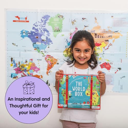 CocoMoco Kids World Box: Geography Learning Set for Kids