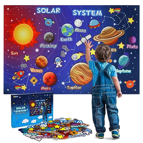 Solar System Felt Board Set, Preschool, Interactive Toy
