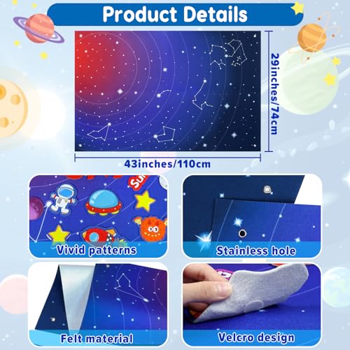 Solar System Felt Board Set, Preschool, Interactive Toy