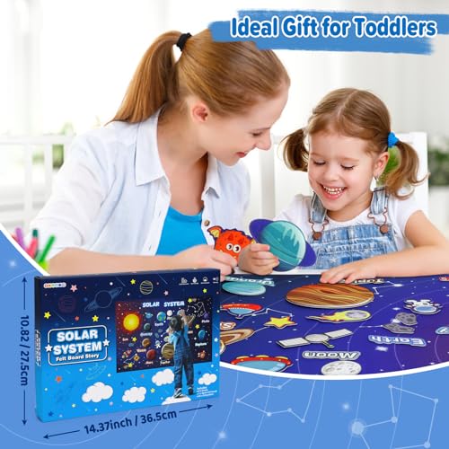 Solar System Felt Board Set, Preschool, Interactive Toy