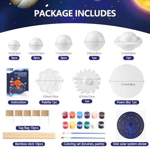 Solar System Model Kit for Homeschool Kids Craft