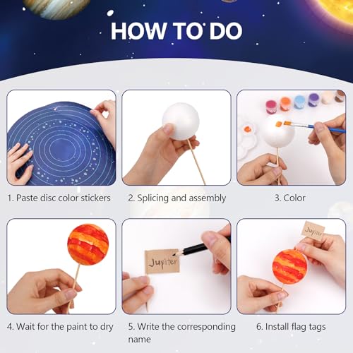 Solar System Model Kit for Homeschool Kids Craft
