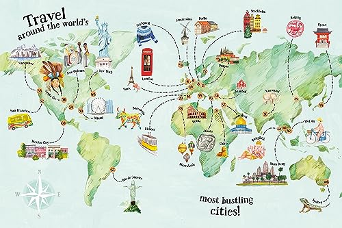 Bustling Cities of the World by Jana Sedlackova and Magdalena Konecna