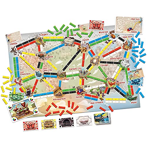 Ticket to Ride First Journey Board Game for Ages 6+