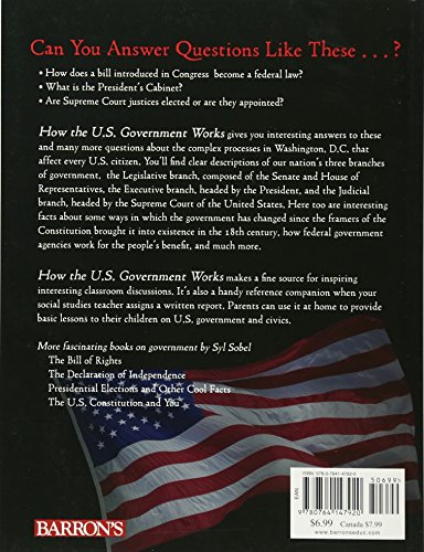 How the U.S. Government Works by Syl Sobel