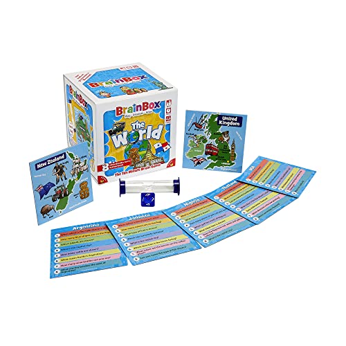 BrainBox World Card Game: Fun Trivia Game for Family