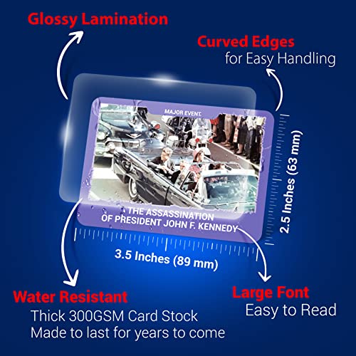 United States History Flash Cards – 75 US American Major Events & Milestones – AP Learning Resource for Studying, Government Teaching Aid Tool, Social Studies Civics Reference – Classroom & Homeschool