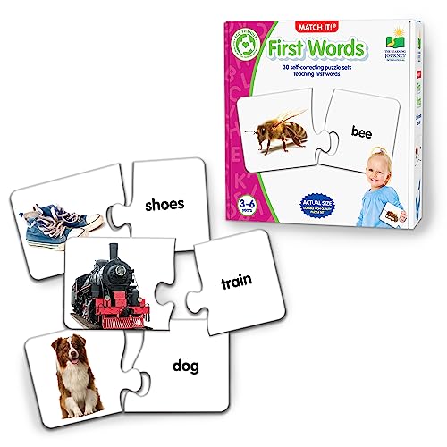 Match It! First Words: Self-Correcting Sight Words Puzzle