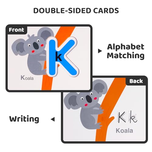 Montessori Alphabet Number Flash Cards and Matching Blocks