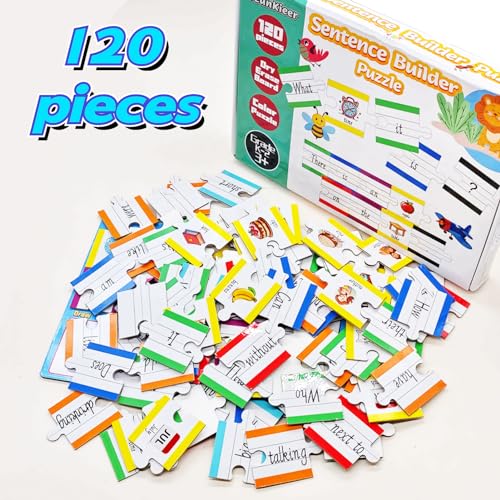 SeunKieer Sentence Building and Sight Word Builder Cards