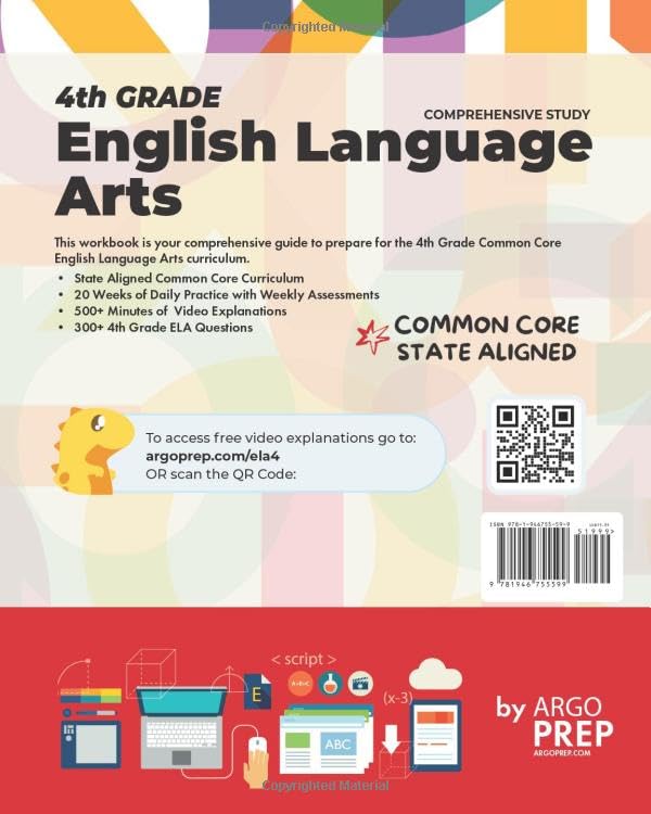 4th Grade ELA Daily Practice Workbook | NGSS Aligned