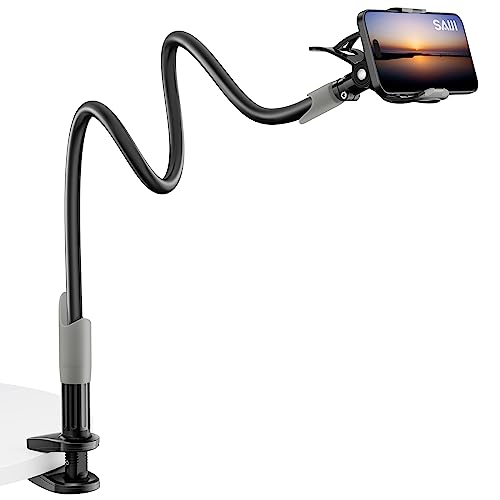 SAIJI Flexible Gooseneck Phone Holder for Homeschooling