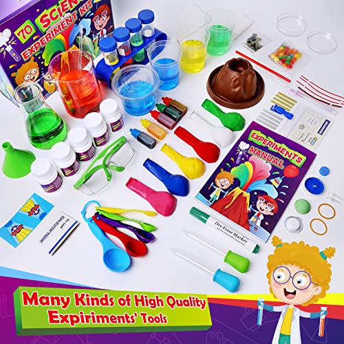 70 Lab Experiments Science Kit for Kids