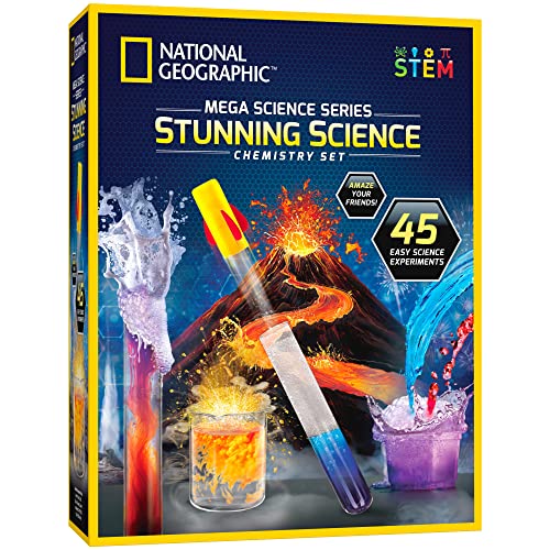 National Geographic Mega Chemistry Set - STEM Projects for Kids