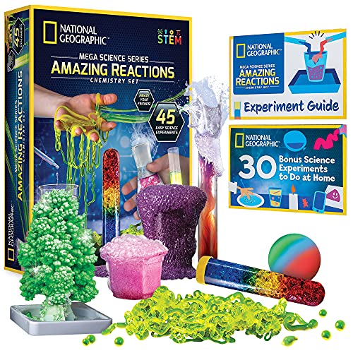 NATIONAL GEOGRAPHIC Amazing Chemistry Set - 45 Experiments