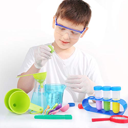 Kids Science Experiment Kit with Lab Coat Costume