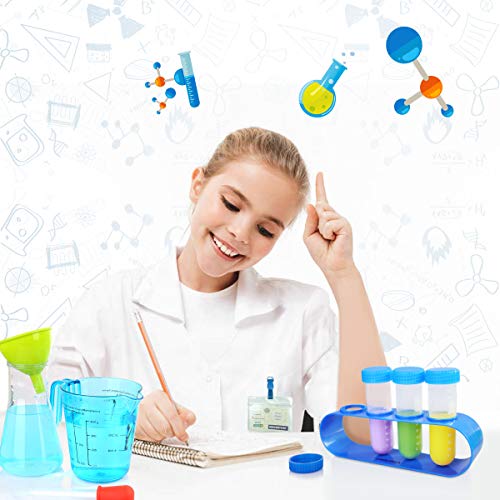 Kids Science Experiment Kit with Lab Coat Costume