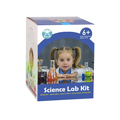 Kids Science Experiment Kit with Lab Coat Costume