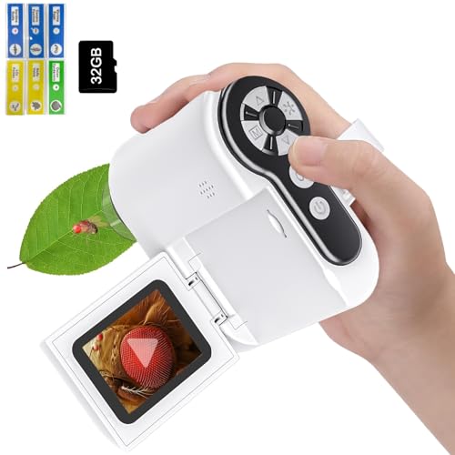 Kids 1000X Portable Handheld Microscope with Telescope