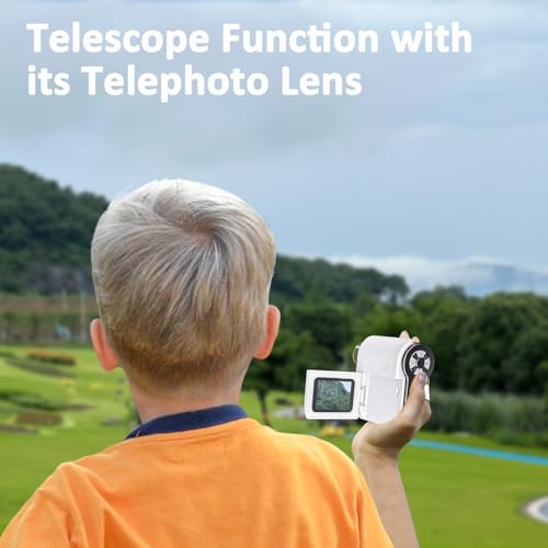 Kids 1000X Portable Handheld Microscope with Telescope