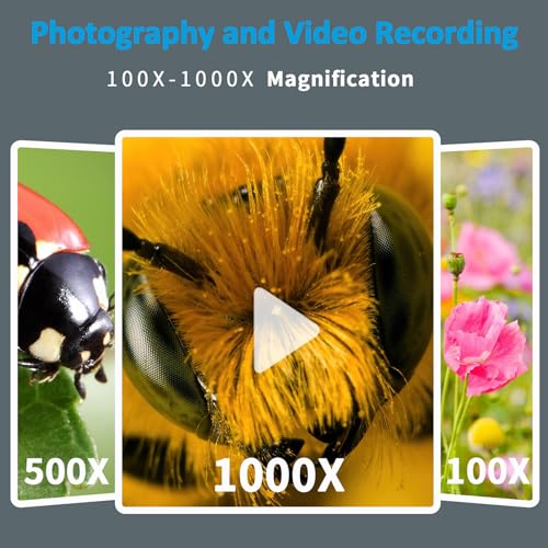 Kids 1000X Portable Handheld Microscope with Telescope