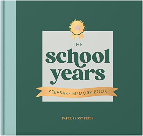 School Memory Book: Capture Childhood Memories from Preschool-Onward