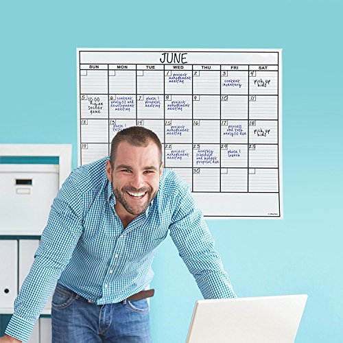 Large Laminated Homeschool Calendar with Bonus Accessories