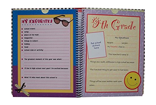 Deluxe School Memories Keepsake Photo Album Scrapbook from Preschool Through 12th Grade