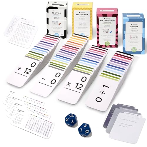 Maths Flash Cards for Year 1-4 Homeschoolers