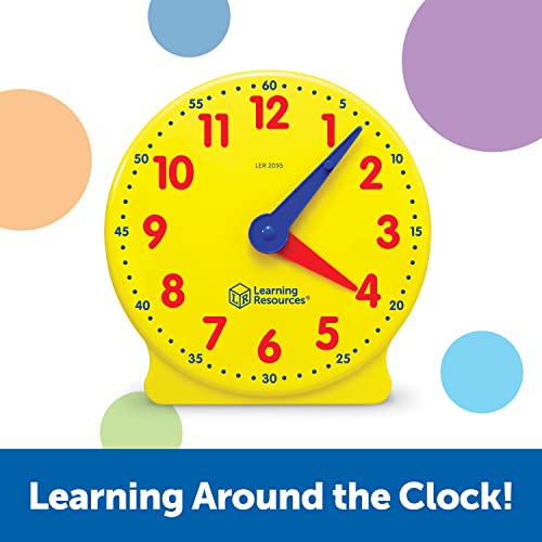 Student Clock for Teaching & Demonstrations, 12 Hour
