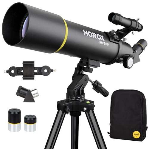 80mm Aperture Refractor Telescope for Adults and Kids