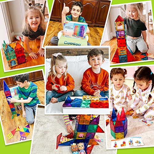 STEM Magnetic Tiles Building Toys for Toddlers