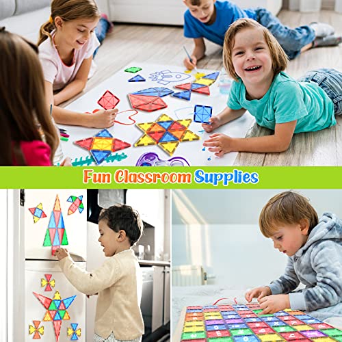 STEM Magnetic Tiles Building Toys for Toddlers