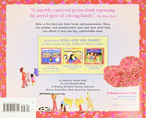 A Chair for My Mother: A Caldecott Honor Award Winner (Reading Rainbow Books)