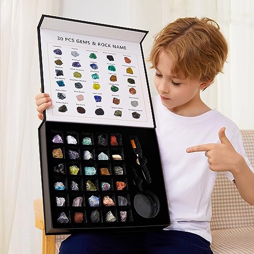 Kid's Rock & Gemstone Collection Kit with Learning Guide