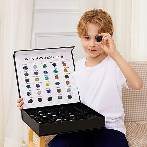 Kid's Rock & Gemstone Collection Kit with Learning Guide
