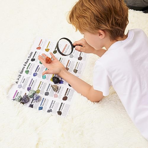 Kid's Rock & Gemstone Collection Kit with Learning Guide
