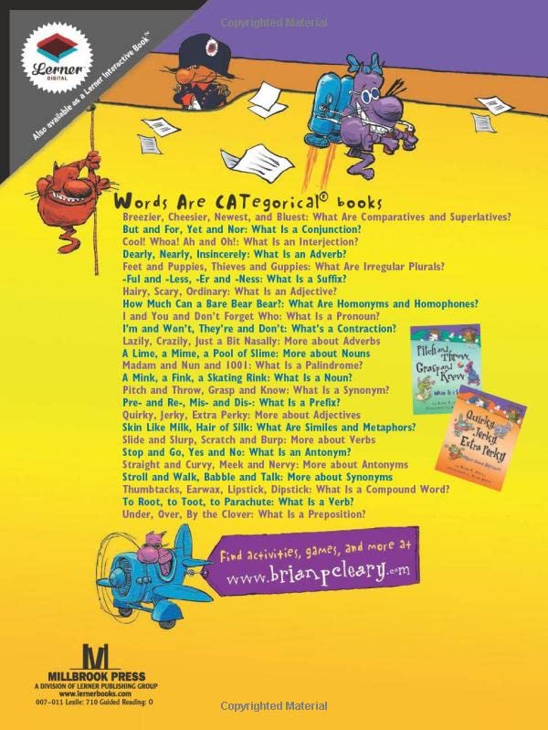 Thumbtacks, Earwax, Lipstick, Dipstick: What Is a Compound Word? by Brian Cleary (Words Are CATegorical ®)