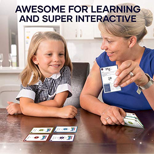 Element Study Aid: Periodic Table Laminated Flashcards for Homeschoolers