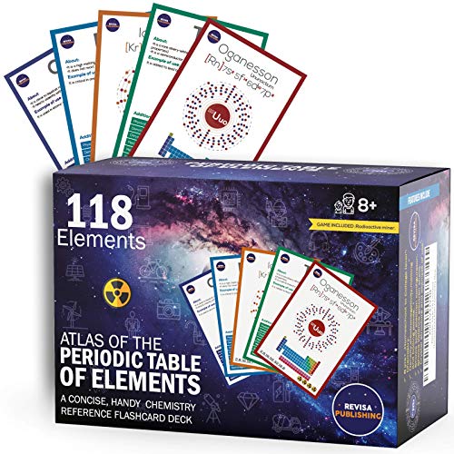 Element Study Aid: Periodic Table Laminated Flashcards for Homeschoolers