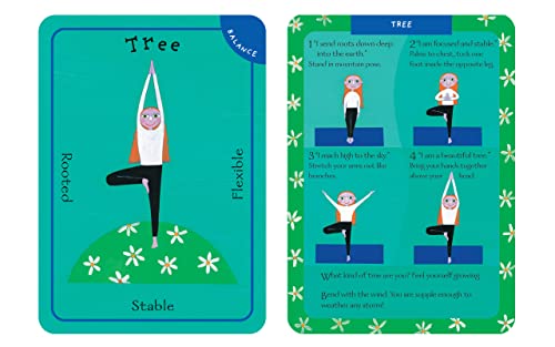 Yoga Pretzels: 50 Fun Yoga Activities for Kids & Grownups by Tara Guber & Leah Kalis (Barefoot Books Activity Decks)