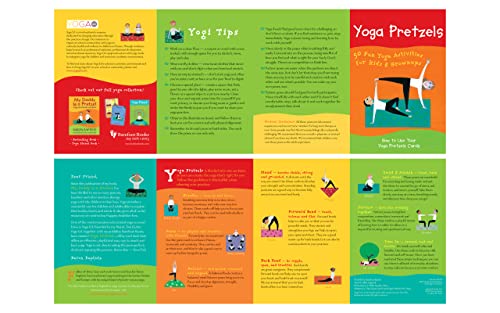 Yoga Pretzels: 50 Fun Yoga Activities for Kids & Grownups by Tara Guber & Leah Kalis (Barefoot Books Activity Decks)