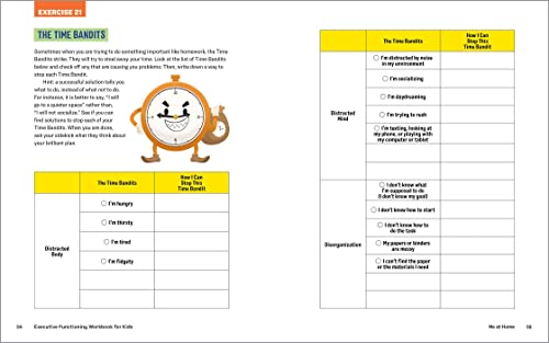 Executive Functioning Workbook for Kids: 40 Fun Activities to Build Memory, Flexible Thinking, and Self-Control Skills at Home, in School, and Beyond (Health and Wellness Workbooks for Kids)