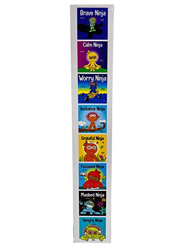 Ninja Life Hacks Leadership 8 Book Box Set (Books 17-24: Focused, Calm, Brave, Compassionate, Masked, Inclusive, Grateful, Hangry) by Mary Nhin
